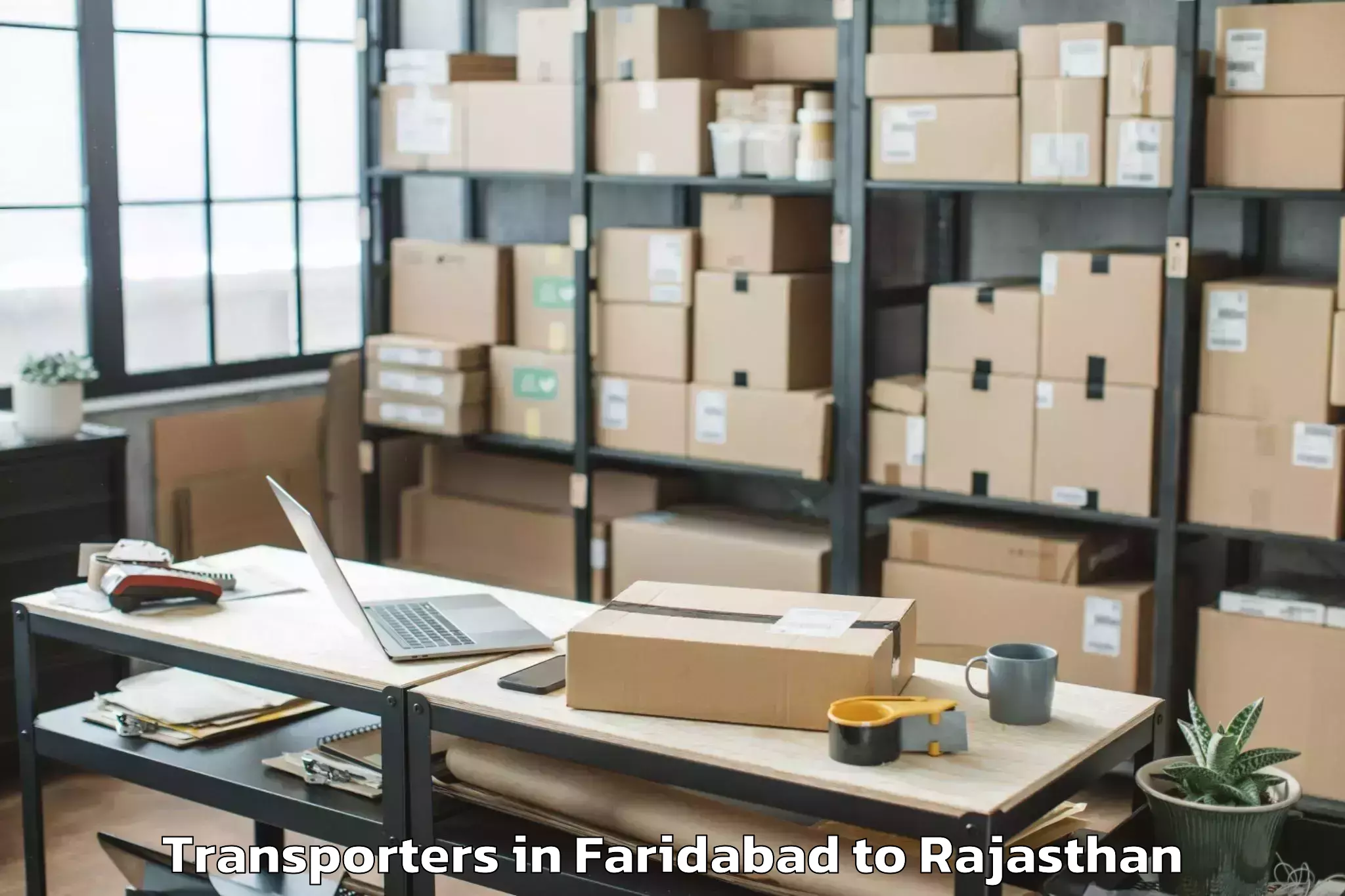 Book Faridabad to Rajasthan Transporters Online